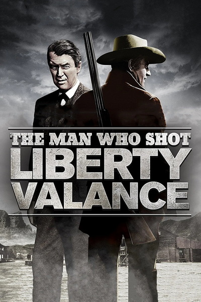 리버티밸런스를 쏜 사나이. The Man Who Shot Liberty Valance (존 웨인, 제임스 스튜어트) 앨범 표지